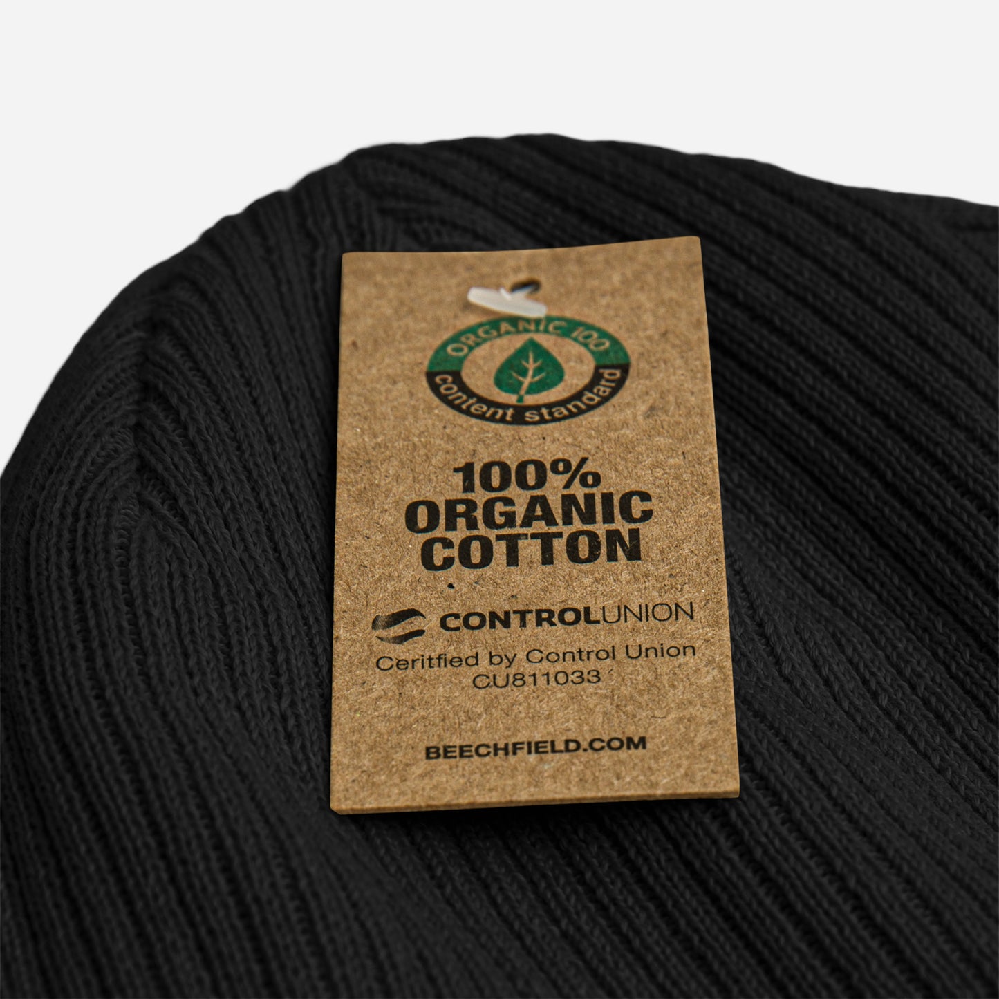 A lot can happen Organic ribbed beanie