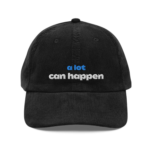 A Lot Can Happen - Vintage corduroy cap