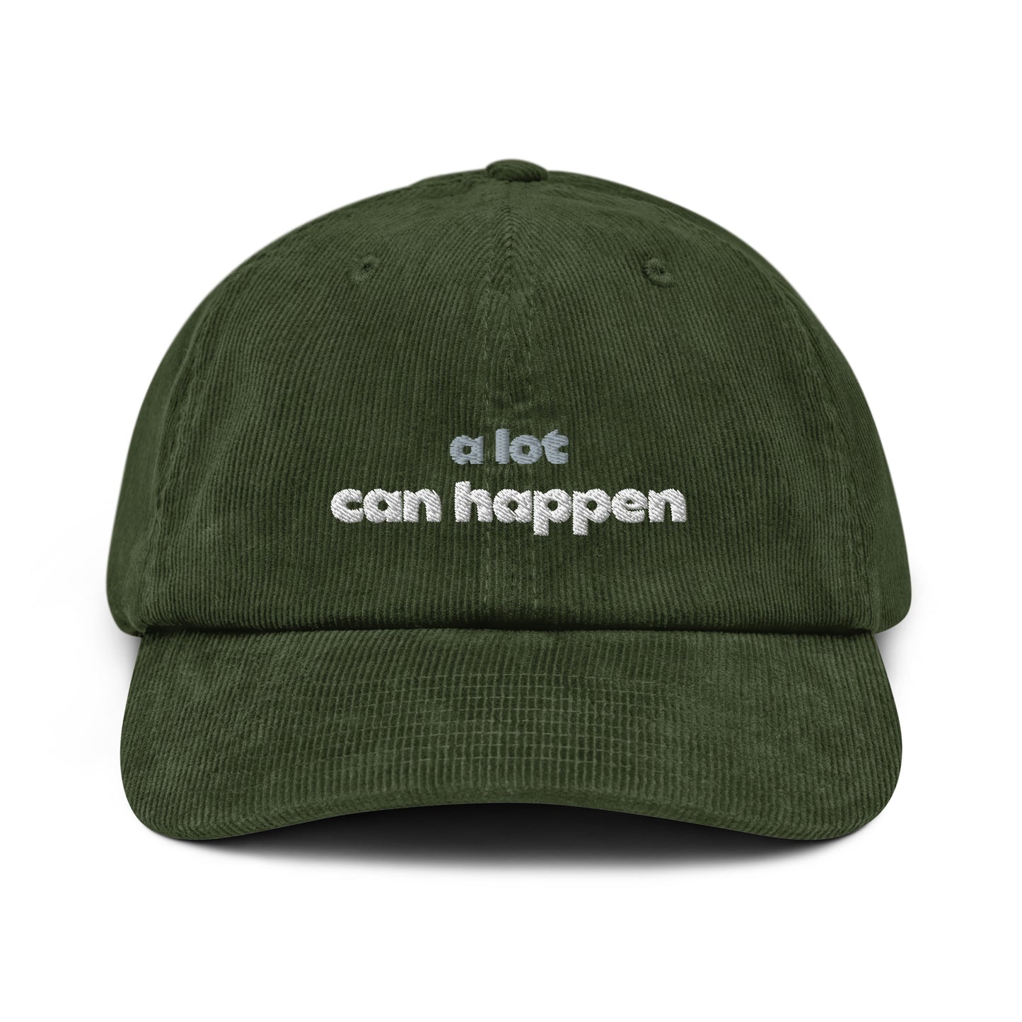 A lot can happen Corduroy hat